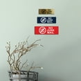 thumbnail image 4 of Basic No Junk Mail Sign (Ivory/Dark Brown) - Medium, 4 of 4