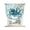 Blue Green, variant on Coastal Octopus Tie Up Curtains for Kitchen Windows,Adjustable Rod Pocket Valance 45 Inch Short, Teal Nautical Beach Starfish Vintage Window Treatment Balloon Roman Blind Shade, 52" x 45"