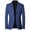 Blue, variant on Men's Casual Blazer, Single Breasted Spring Suit Jacket, Lightweight Office Sport Coat, Versatile Standalone Top Layer, Dad Fashion Outerwear, Smart Casual Jacket for Work Or