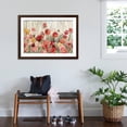 thumbnail image 3 of Art.com Sprinkled Flowers Crop Art Print by Silvia Vassileva, Brown Frame Wall Art, 44" x 32", 3 of 5