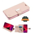 thumbnail image 2 of For Apple iPhone 17 Pro PU leather Wallet 6 Card Slots folio with Wrist Strap & Kickstand Pouch Flip Shockproof Screen Cover by Xpression  - Rose Gold, 2 of 8