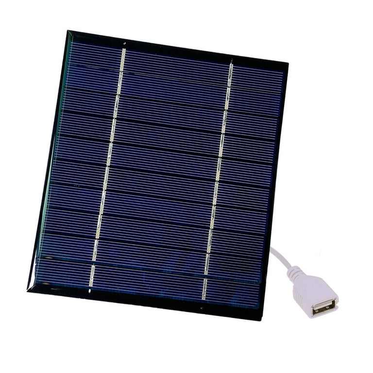 Cargador solar 5V USB 5W con ventosas para ventana