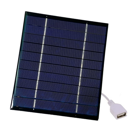 

Walmeck 2.5W5V3.7V Portable Solar With USB Port Compact Solar Panel Phone For Camping Hiking Travel