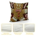 thumbnail image 4 of YINGXI Christmas Throw Pillow Cover, Red White Polka Dots Home Decorations, Seasonal Cushion Case for Sofa Couch Decors 24x24in, 4 of 5