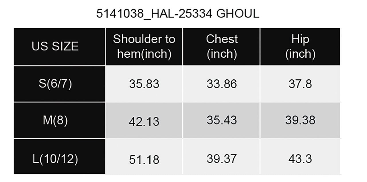 Ghoul Light up Costume for Children, Boy's Size M (8), by Way to Celebrate