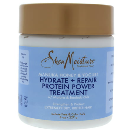 Shea Moisture Manuka Honey and Yogurt Hydrate Plus Repair Protein Power - 8 oz (Best Protein Hair Products)