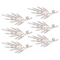 thumbnail image 4 of Decoración De Ropa, Delicado, Elegante, Atractivo, Forma De Flor, Broche De Flor, Para Mujer, Ropa De Bricolaje, Joyería, Decoración, Hacer Regalos Hechos A Mano, Amigos EOTVIA Rama de trigo con diamantes de imitación blancos, 4 of 8