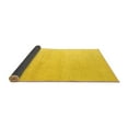 thumbnail image 2 of Ahgly Company Indoor Round Abstract Yellow Modern Area Rugs, 8' Round, 2 of 4
