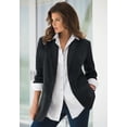 thumbnail image 3 of Roaman's Women's Plus Size Relaxed Boyfriend Blazer, 3 of 6