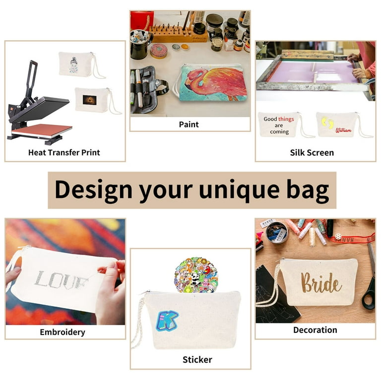 Best personalized makeup bags made from organic cotton<br/>