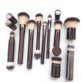 thumbnail image 2 of 1 unidad de brochas de maquillaje HG Pro Foundation retra, contorno en polvo, colorete, brocha de maquillaje, mango de metal, bronceador resaltador, alta gama, sin caja, 2 of 5