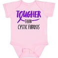thumbnail image 3 of Inktastic Tougher Than Cystic Fibrosis Boys or Girls Baby Bodysuit, 3 of 5