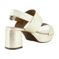 thumbnail image 5 of Aerosoles Camera Women's Heels Soft Gold Canvas Size 10.5 M, 5 of 8