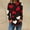 Black, variant on QUNYINEY Black T Shirts for Women Casual Valentine's Day Crew Neck Long Sleeve Tops Loose Drop Shoulder Love Heart Pullover T-Shirts Womens Tops Trendy