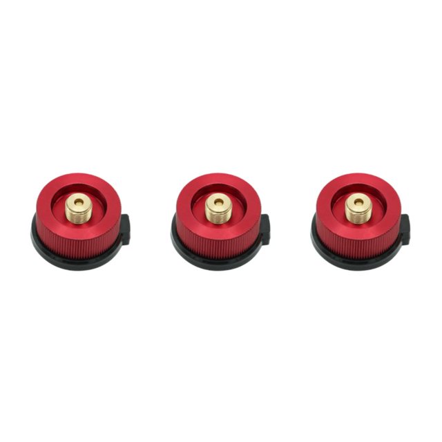 Naiovety Adaptador de estufa de para acampar seguro y confiable: disfrute en el desierto Adaptador de botella de conversión de Raya roja Type1 NO1