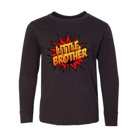 Inktastic Little Brother Comic Book Long Sleeve Youth T-Shirt