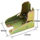 thumbnail image 4 of Tirantes angulares para mesa plegable con bisagra plegable autoblocante, ajuste de patas de muebles Tirantes de esquina para doblar y apretar fácilmente, 4 of 5