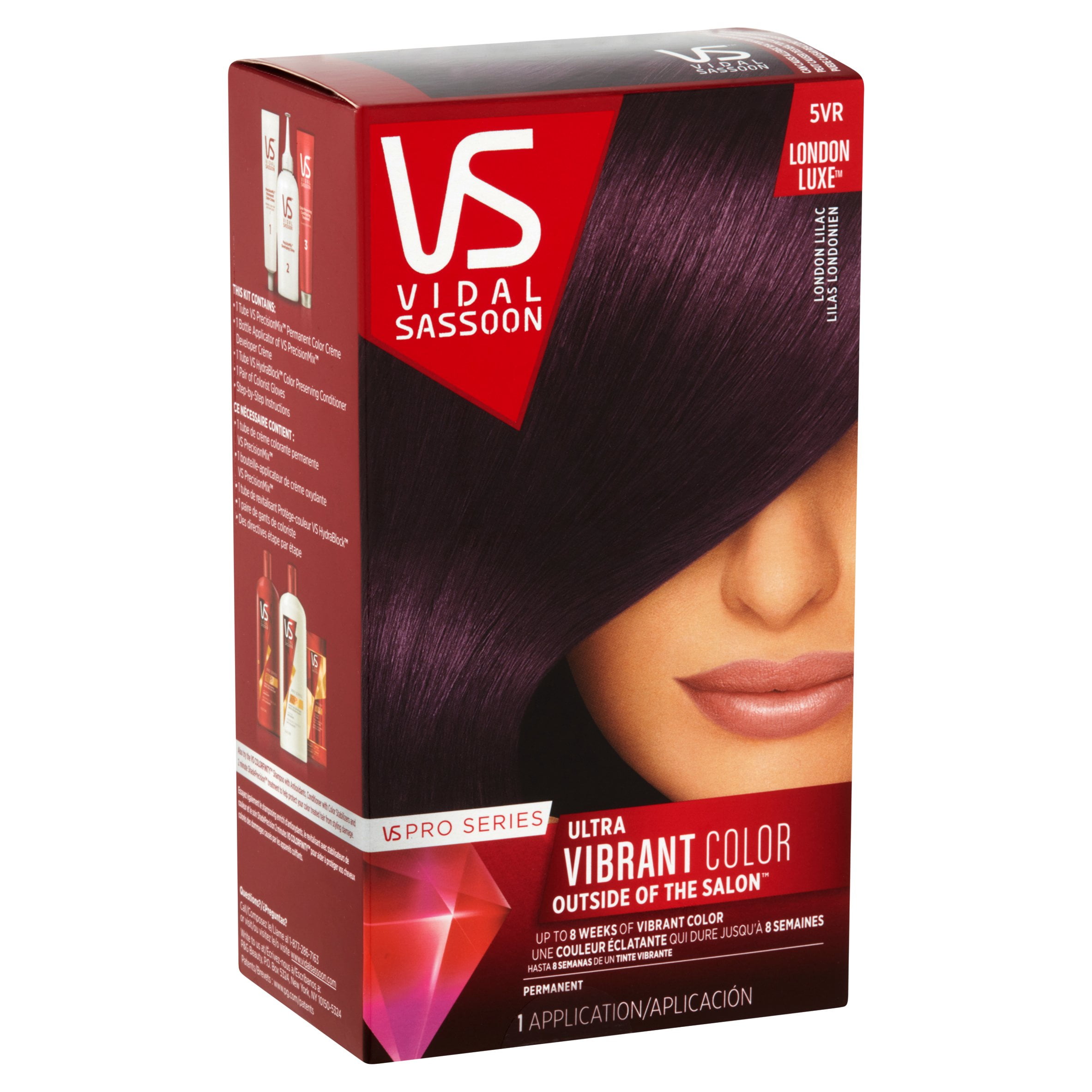 Vidal Sassoon Pro Series London Luxe Permanent Hair color, Midnight Muse  Blue 