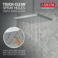 thumbnail image 4 of Delta 52161-25 Universal Showering Ultrasoak 12" Square 2.5 GPM Single Function Rain, 4 of 7