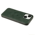 thumbnail image 3 of Magnetic Case for iPhone 16e Business Classic PU Leather Slim Soft Bumper Anti-Fingerprint Shockproof Protective Compatible with Magsafe Phone Cover For iPhone 16e,Green, 3 of 5
