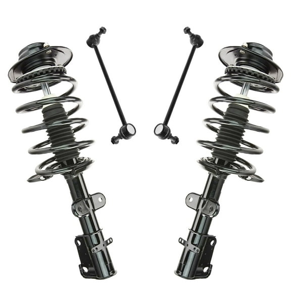 TRQ 4 Piece Suspension Kit Complete Strut Assemblies w/ Sway Bar End Links New SCA67183 Fits select: 2004-2008 CHRYSLER PACIFICA
