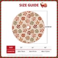thumbnail image 2 of Balery Cow Spots And Disco Ball Printed Christmas Tree Skirt , Merry Christmas Party Christmas Tree Decoration,Adjustable Tree Skirt-36", 2 of 6