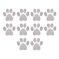 thumbnail image 3 of 10pcs Dog Footprint Stickers Cartoon Bathtub Stickers Prevention Decals Self-adhesive Tub Pasters (Grey), 3 of 3