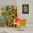 thumbnail image 2 of Stupell Industries Ornate Victorian Moth Floral Painting Black Floater Framed Canvas Art Print Wall Art, 17 x 25, 2 of 9