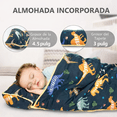 thumbnail image 4 of Primlect Tapete para Siesta, 55" x 22" x 2", Sacos de Dormir Gruesos con Almohada Removible, para Guardería, 4 of 6