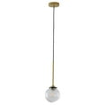 thumbnail image 5 of Bethel International Single Pendant Lighting Gold Metal & Glass, 5 of 5