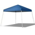 thumbnail image 2 of 3 X 3  Folding Canopy Tent, Pop Up Tent With Thumb Button, Stand Base, 3 Height Adjusters,Tents For Parties With Widened  ,Reinforces Joints, Portable Home Use Waterproof Tent, Blue, 2 of 8