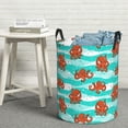 thumbnail image 7 of KLL Octopuses Waterproof Foldable Laundry Hamper Bucket with Handles for Storage Bin,Kids Room,Home Organizer (Small ), 7 of 7