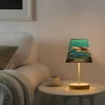 thumbnail image 6 of Turtle Ocean Fish Desk Lamp LED Table Nightstand Lamps with 3 Color Temperatures for Home Bedroom Living Room Decor 8x12, 6 of 8