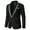 Black, variant on cllios Mens Blazer Big and Tall Office Work Suit Jacket One Button Slim Fit Suit Business Daily Blazer Jacket Long Sleeve Notched Lapel Suit Jacket Yellow XXXXXL