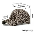 thumbnail image 3 of MIASHUI Women Men Sun Sport Hat Leopard Print Adjustable Baseball Cap,Pink, 3 of 5