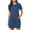 LYQ1_Navy, variant on Meichang Tshirt Dress Women Casual Short Sleeve Mini Dresses Summer Loose Fit Pockets Crew Neck Short Beach T Shirt Dress