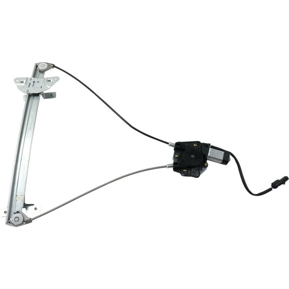 Window Regulator Compatible For 2000-2004 Dodge Dakota 2001-2003 Durango Front, Left Driver Crew Cab Pickup Power With Motor