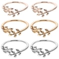 thumbnail image 4 of Miangastore 6 Pieces Adjustable Alloy Crochet Rings for Decoration with Assorted Colors, 4 of 9