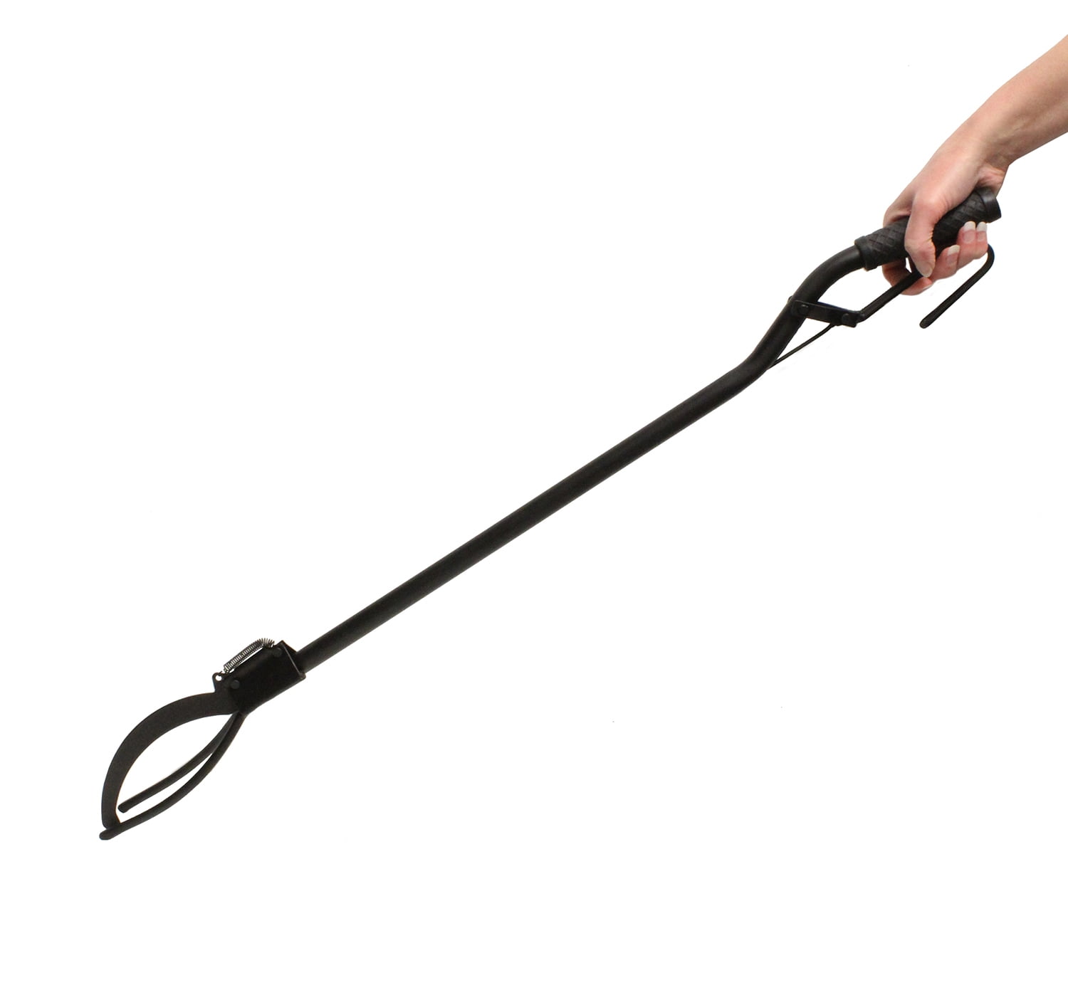 36 Inch 3 Prong Spring Handle Campfire Fireplace Wood Log Grabber