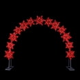 thumbnail image 5 of Mr. Christmas 8.5 ft. Illuminated Poinsettia Arch, 5 of 6