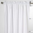 thumbnail image 3 of White 84 x 42 Braxton Thermaback Blackout Curtain Panel by Eclipse Collection, 3 of 5