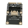 thumbnail image 1 of Mini PCIE Front Expansion Card, Mini PCIE To USB3.2 Expansion Card Plug and Play 19Pin Stable Transmission 5Gbps  for PC for LINUX, 1 of 7