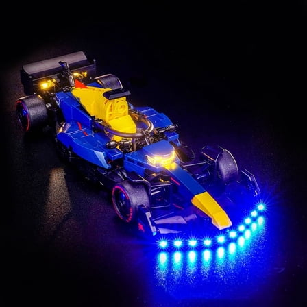 ‌LED Light Compatible with Legos 77243 Building Set, LED Light Kit for Legos 77243 RB20 F1 racing car Building Toy, Only Decoration Lights, No Building Model Kit