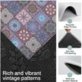 thumbnail image 3 of Purple Ethnic Geometric Patchwork Pattern Kitchen Rugs Sets Of 3,Kitchen Runner Rugs Non Skid Washable,Decorative Kitchen Floor Mats for Kitchen,Sink,Laundry,17"x30"+ 17"x47" + 17"x59", 3 of 6