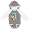 thumbnail image 3 of Inktastic Im 1 Years Old With Fox Boys or Girls Long Sleeve Baby Bodysuit, 3 of 5