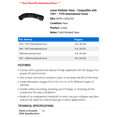 thumbnail image 2 of Lower Radiator Hose - Compatible with 1967 - 1970 International Scout 1968 1969, 2 of 2