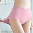 thumbnail image 6 of Lopecy-Sta Womens Panties Gift for Mother 2PC Fashion High Waisted Underwear Seamless Womens Underwear Breathable Wide Gusset Panties, 6 of 9