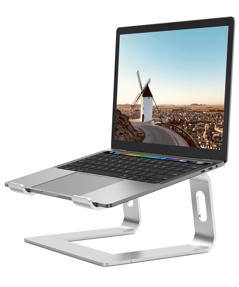 Laptop Stand Ergonomic Aluminum Laptop Mount Computer Stand for Desk, Portable Laptop Stands