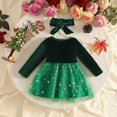 thumbnail image 6 of TGPMGRZ Toddler Christmas Dresses Girls Tutu Skirt with Bow Headband Xmas Holiday Outfits, 6 of 8