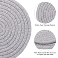 thumbnail image 4 of Unique Bargains 4 Pcs 4 Inch 7 Inch Plant Coasters Mat Pot Holders Plant Saucer Light Gray, 4 of 7